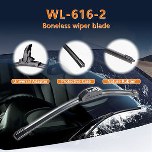Weilong 100% Natuurlijk Rubber 12-28 Inch Zonder Been Universele Fit Auto Ruitenwisserblad Met Multifunctionele Clear Cleaner - Product Image 4