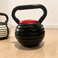 Kettlebells réglables multi-niveaux, gain de place, portables, équipement d'entraînement de force pour hommes et femmes
