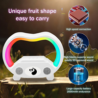 Caisson de basses intelligent Caisson de basses portable Mini Caisson de basses stéréo extérieur Lumière led étanche Haut-parleur sans fil