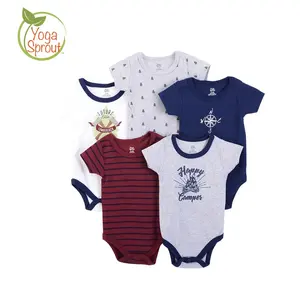 Penjualan Laris Jumpsuit Bayi Baru Lahir Lengan Pendek Putih Kosong Jumpsuit Katun 100% Katun Jumpsuit Bayi Laki-laki Perempuan Baru Lahir Pakaian Bayi