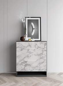 ORON DECO Papier peint gris en PVC à coller et à décoller Décoration intérieure Moderne Autocollant en vinyle marbré auto-adhésif pour la cuisine 60CM - Product Image 6