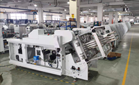 Machine de fabrication de boîtes en papier entièrement automatique ZX-1200 à prix abordable pour emballages alimentaires, boîtes à hamburger, contenants écologiques pour repas à emporter