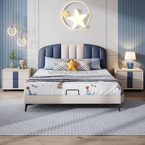 JINS <span class=keywords><strong>Nova</strong></span> Meuble de chambre d'enfant personnalisé en usine Cadre de lit en bois pour enfants pour garçons et filles - Product Image 1