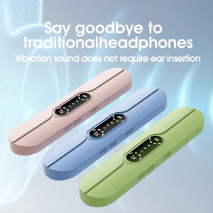 Boîte à musique Bluetooth sans fil à conduction osseuse Haut-parleur de sommeil Écran LED Oreiller de couchage Bluetooth Petit haut-parleur Rose - Product Image 3