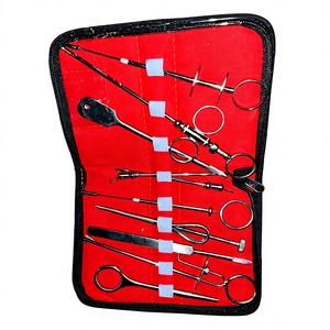 Cánula y Agujas de Alta Calidad para Ordenación de Tetinas, Juego de 10 Piezas de Acero para Ganado, Animales de Granja, Instrumentos Veterinarios - Product Image 1