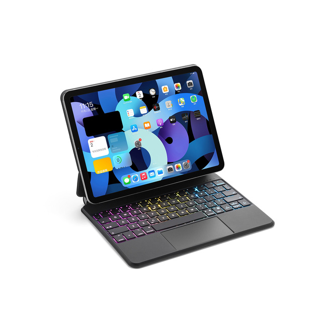 SL New Wireless Magic Keyboard for iPad Air 4/5 10.9 & Pro 11 Inch iPad 10 Gen 10.9 Blue Tooth Keyboard