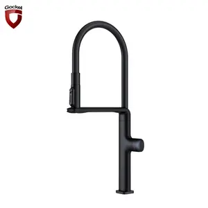 Kaiping Supplier Deck Mounted 3 in 1 Water Filter Tap Pull Down Kitchen Faucet