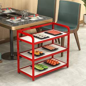 Étagère alimentaire en fer multi-niveaux pour restaurant de fondue, restauration commerciale, en acier au carbone, design Mesa - Product Image 3