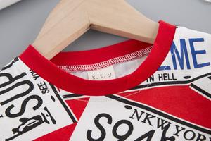 เสื้อผ้าเด็กคุณภาพสูงสไตล์ใหม่ขายส่ง ชุดเสื้อยืดแนวสตรีทและกางเกงยีนส์เด็ก - Product Image 2