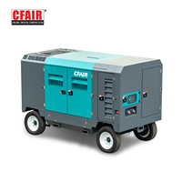 CFAIR 830CFM 10.5BAR COMPRESSEUR D'AIR DIESEL INDUSTRIEL Portable pour le FORAGE PONT MINIER Extraction de pétrole, forage de puits d'eau