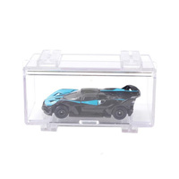 Boîte acrylique de vitrine de vitrine de protecteur en plastique transparent pour des voitures modèles