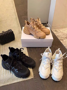2026 Designer Inspired Korean Women Luxury Retro Platform <b>Sneakers</b> Genuine <b>Leather</b> Solid Color High Sole Non-slip Fashion Trend - Product Image 1
