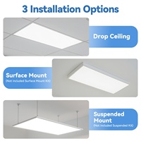 Plafonnier LED 120x60 50W AC 220-240V pour maisons, bureaux, garages, entrepôts, sous-sols, hôpitaux, plafond modulaire