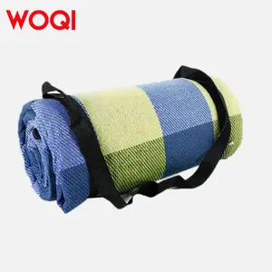 WOQI Extra Thick Oxford Picnic Blanket Beach Mat 3-Layer Outdoor Mat for Spring/Summer Camping Park Travel