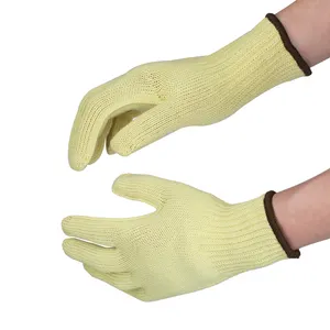 Găng tay chống cắt mới găng tay bảo vệ cấp 3 Găng tay bông chịu nhiệt