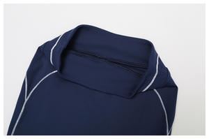 Nuova moda 2 pezzi colori a contrasto bordino Yoga set tuta sportiva da donna attillata da palestra abbigliamento con LOGO personalizzato - Product Image 6