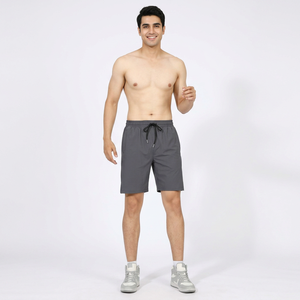 Pantalones cortos suaves informales hasta la rodilla para hombre, pantalones cortos de nailon de alta calidad con bolsillo invisible para hombre, deportes de secado rápido, envío DDP - Product Image 1
