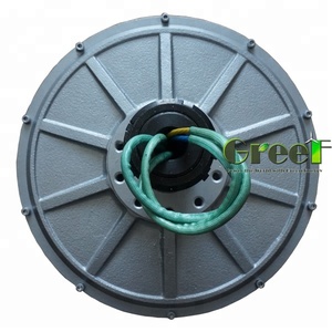Generador de Imán de Disco de Accionamiento Directo sin Escobillas de 3 KW y 100 RPM para Energía Eólica - Product Image 1