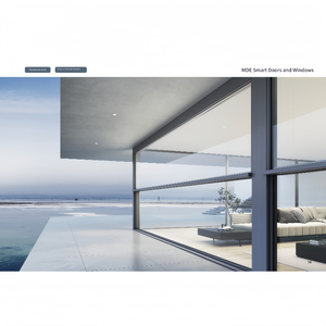 Vidalı Kaldırma Güçlü Cam Açma Otomatik Alüminyum Yatay Perde Pencere Fiberglas Sineklik Avrupa Açık Balkon - Product Image 6