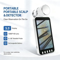 Appareil d'observation portable, caméra optique 10MPHD 0 90 °   Sonde rotative 16G avec écran LCD et chargement pour salon de beauté