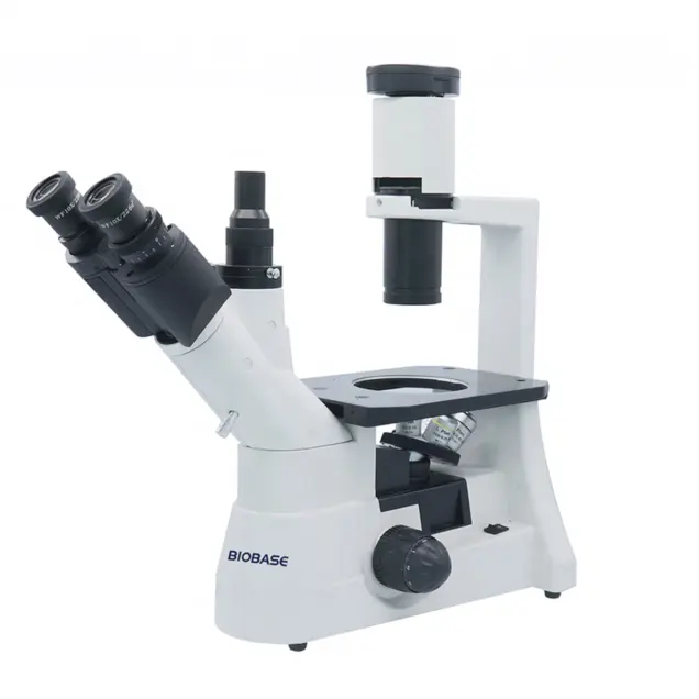 Microscópio Biobase Microscópio Biológico Sistema Óptico Infinito Trinocular Microscópio Invertido BMI-37XC para laboratório