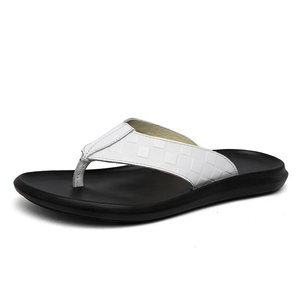 Mô Hình Lưới Da Chính Hãng Flip Flop Kích Thước 38-44 Mềm Đế Ngoài Mới Nhất Thiết Kế <span class=keywords><strong>Slide</strong></span> Giày Dép Phẳng Cho Nam Giới - Product Image 1