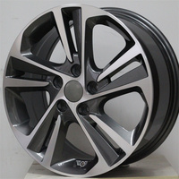 Moyeu de roue de voiture de tourisme en alliage d'aluminium d'origine OEM à rayons multiples pour Hyundai 15 16 17 pouces 5*114.3 PCD