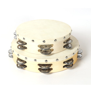 Instrumentos Musicales Tamburello al por Mayor, Panderetas <span class=keywords><strong>de</strong></span> 4/6/8/10 Pulgadas, Campanas <span class=keywords><strong>de</strong></span> Mano para Bodas, <span class=keywords><strong>Fiestas</strong></span>, Niños y Adultos - Product Image 6