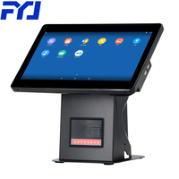 FJY-F4 14 pouces Touch Pos Machine de paiement Imprimante/scanner intégré Tout en un PC Caissier Machine Systèmes Pos
