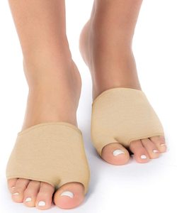 KSY cura dei piedi diabetici cuscinetti per maniche metatarsali manicotto per borsite a mezza punta con suola cuscinetti in Gel per avampiede - Product Image 3