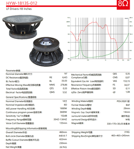 Nuevo Subwoofer Profesional <span class=keywords><strong>de</strong></span> 21 Pulgadas y 2000 W RMS <span class=keywords><strong>de</strong></span> Alta Potencia con Controlador <span class=keywords><strong>de</strong></span> Baja Frecuencia Dedicado y Alta Sensibilidad <span class=keywords><strong>de</strong></span> 105 dB 21135-003 - Product Image 5