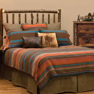 Indian cotton design twin size bedspread