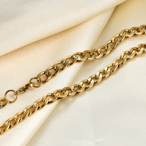 Collier chaîne Figaro 6 mm en acier inoxydable, bijoux unisexes tendance, accessoire de mode pour tous les jours, cadeau - Product Image 4