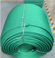 Couleur bleue 18mm x 250m Nylon PP Polyester Combinaison Câble métallique 6x8 FC pour enfants Aire de jeux Grimpeur Tunel avec couleur personnalisée