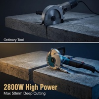 Machine à rainurer les murs portable 2800W sans balais, certifiée CE, pour béton, sans poussière, à eau, rainureuse électrique pour murs