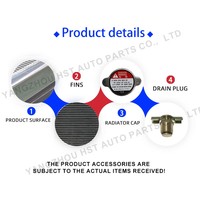 Pour Lexus ES300 ES330 / Toyota Camry Solara 3.0L 3.3L 2002-2008 Nouveau Radiateur entièrement en aluminium avec 1 an de garantie