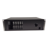 Boîtier de montage en rack 3U 19 pouces vide pour cartes d'instruments, en aluminium, pour amplificateur de puissance, disque dur, serveur ATX, PC, boîtier de contrôle