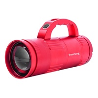 Lampu Pancing Malam Yuerlang X5 LED Hitam Jangkauan 200-500m Menarik Ikan untuk Memancing Trolling, Ikan Mas, Bass, Lele, Perch, Hiu, dan Berkemah