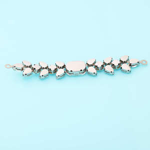 Rhinestone Flower Trimming For Clothing <b>Bags</b> Shoes <b>Hats</b> DIY Jewelry Accessories Silver Color AF11 100 Per Pack - Product Image 2
