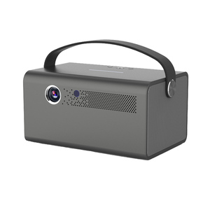 Projecteur intelligent 3D DLP WZATCO T7 300 pouces Mini portable Android 9.0 WIFI BT 5.0 Beamer Batterie intégrée <span class=keywords><strong>15600</strong></span> <span class=keywords><strong>mAh</strong></span> - Product Image 1