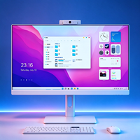 PC All-in-One 21.5 24 Inch yang Dapat Disesuaikan untuk Pendidikan & Proyek Pemerintahan Komputer Desktop Monoblock Harga Grosir