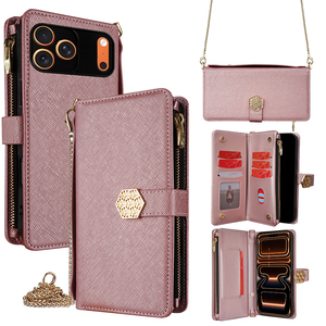 Étui de téléphone en cuir de luxe anti-chute avec porte-cartes magnétique et cordon pour Apple iPhone, Huawei, <span class=keywords><strong>Oppo</strong></span>, Vivo et Xiaomi - Product Image 2
