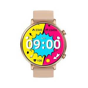 Montre connectée pour <span class=keywords><strong>femme</strong></span> 38 mm la plus vendue, compatible appels SIM, Android, surveillance de la fréquence cardiaque, comptage des pas, étanche, sans fil - Product Image 2