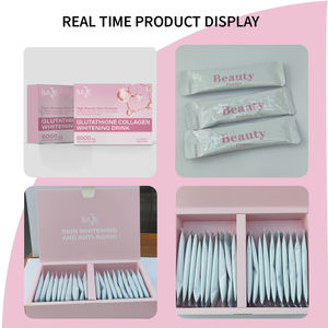 La mejor belleza para el cuidado de la piel del cabello vitamina C glutatión polvo blanqueador de la piel bebida colágeno en polvo bolsita para belleza blanqueamiento de la piel - Product Image 2