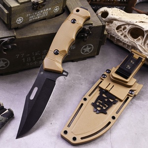 Cuchillo de Camping HK SS150 Personalizable OEM, Cuchillo Táctico Multifuncional con Hoja de Acero Inoxidable, Estilo Chopper, Fibra de Vidrio y Nylon - Product Image 5