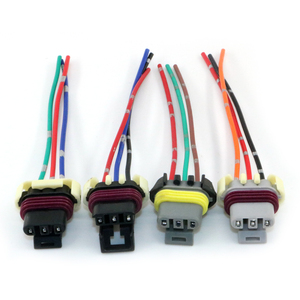 Connecteurs et bornes de faisceau de câbles pour batteries rondes Lucas Rists, magnétiques haute tension, à 3 broches, à éclisse coulissante, modèle DJ7033Y-1.5-21 - Product Image 5