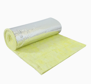 Rouleau <span class=keywords><strong>de</strong></span> <span class=keywords><strong>laine</strong></span> <span class=keywords><strong>de</strong></span> <span class=keywords><strong>verre</strong></span> ignifuge flexible, isolé, épaissi, <span class=keywords><strong>avec</strong></span> feuille d'aluminium double face - Product Image 2