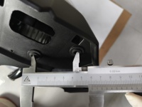 Phare de moto avant LED universel de brouillage de couleur noire en plastique ABS pour WING EVO II