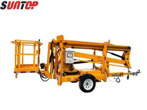 Elevador Tipo Spider com Nivelamento Automático e Altura de Plataforma de 22m e Alcance de 20m para Manutenção de Iluminação Pública e Trabalho Aéreo - Product Image 6