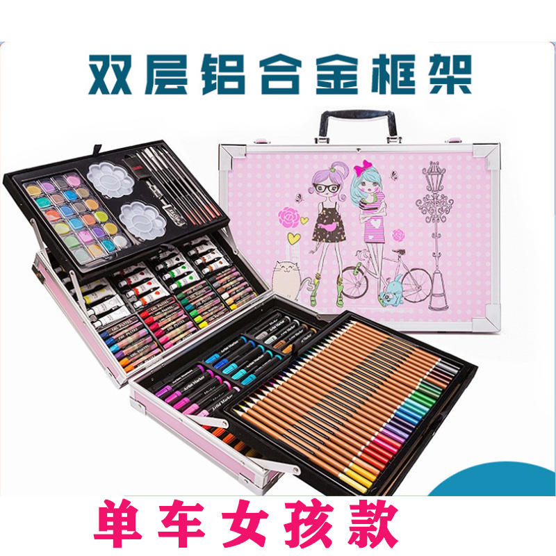 145 aluminum box bicycle girl powder